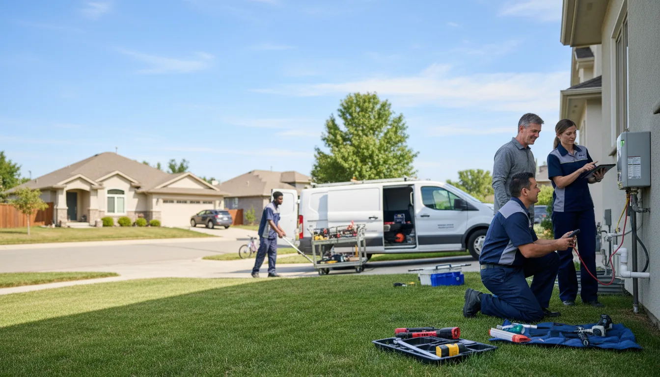 Tankless water heater service in Humble, TX